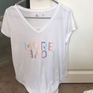 Medium t-shirt “ more love “